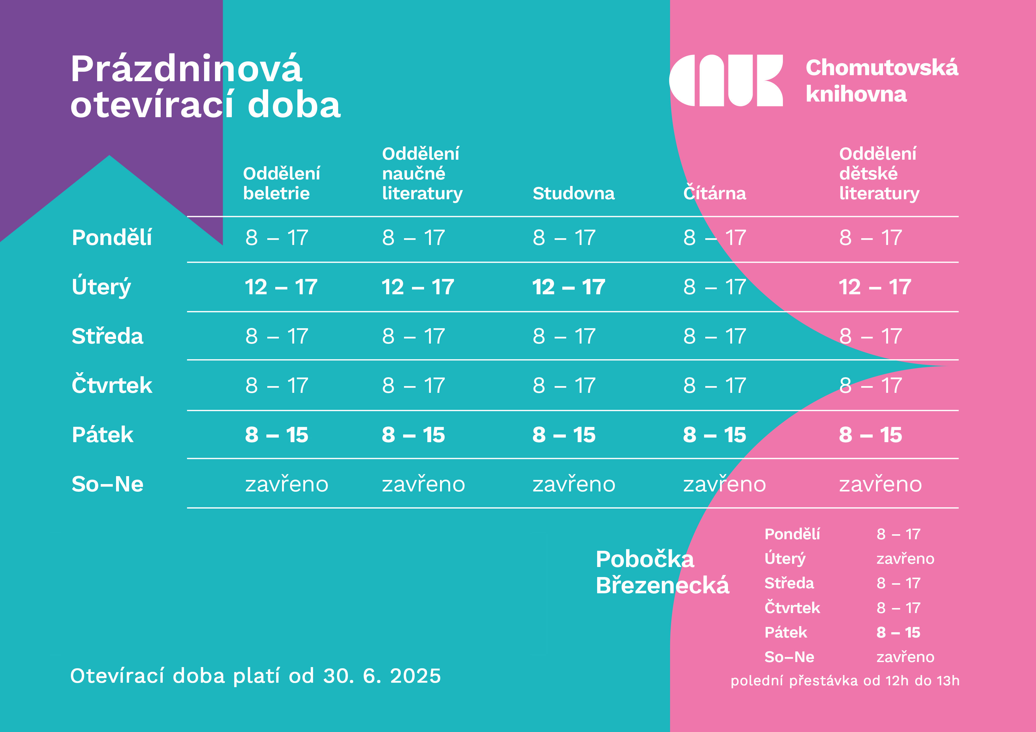 Prazdninova oteviraci doba
