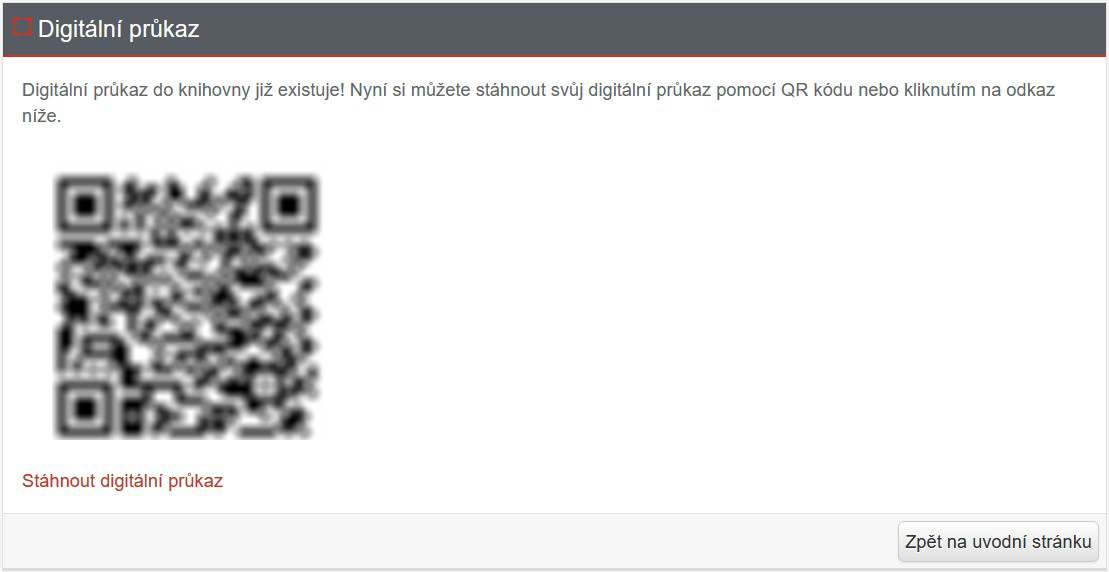 Digitalni prukazka QR kod